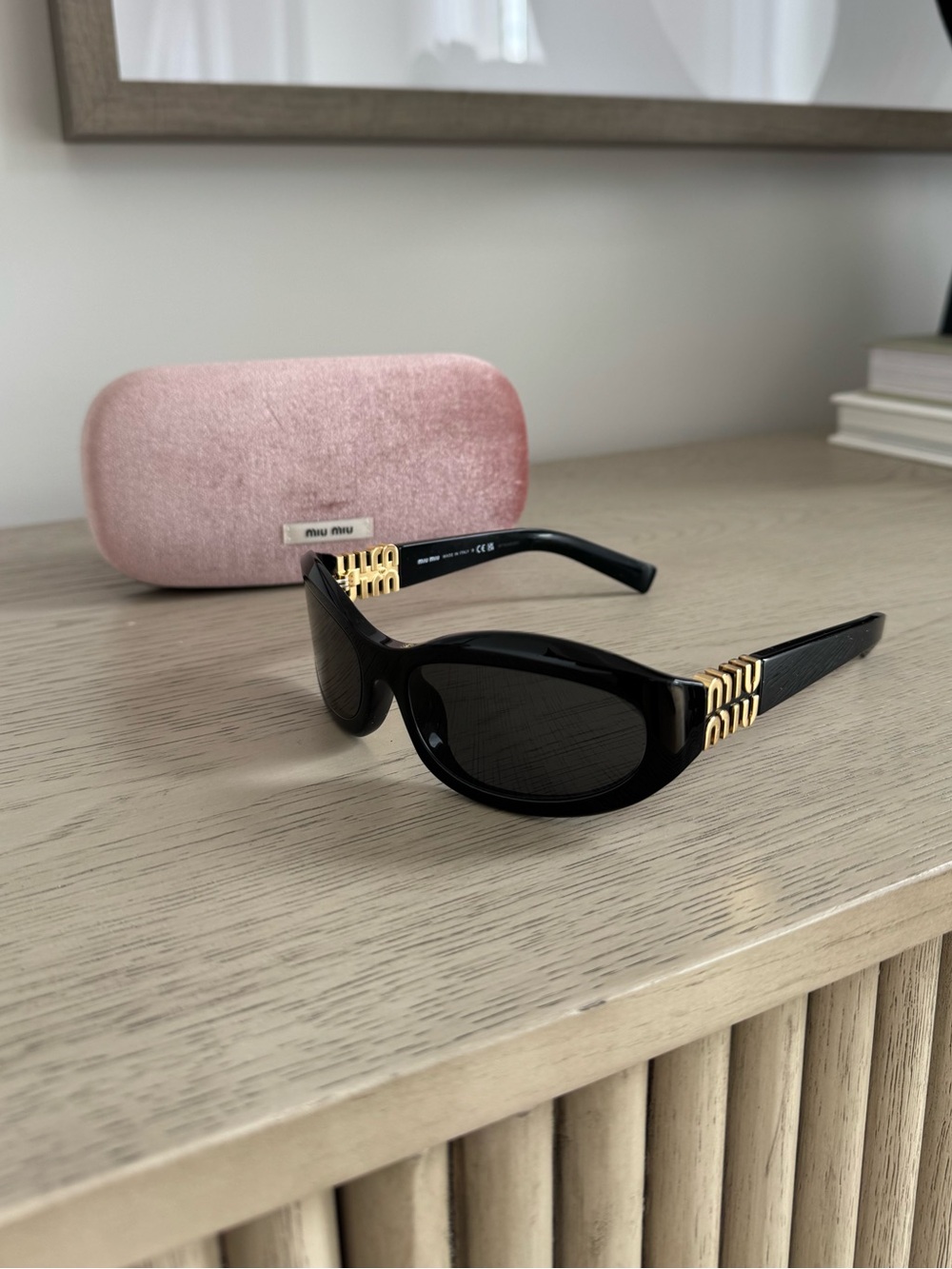 Miu Miu Black Sunglasses